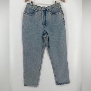 Women’s J.Crew Denim Light Wash Tapered Leg Jeans 16/31 Button Fly Classic